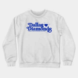 Defunct Dallas Diamonds Basketball WABA Crewneck Sweatshirt